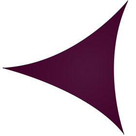 Waterproof Shade Sail Canopy – Polyester Taffeta Sun Shade (Option: PURP)