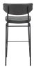 Charon Bauhaus Bar Stool – Vinyl Upholstery & Powder-Coated Steel