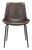 Byron Mid-Century Modern Chair – Heavy-Duty Vinyl & Steel Frame