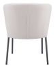 Elegant Aimee Mid-Century Modern Dining Chair – Wrapped Seat & Back, Stackable