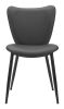 Prestige Modern Dining Chair – Vinyl or Fabric Seat with Steel Frame