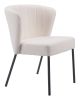 Elegant Aimee Mid-Century Modern Dining Chair – Wrapped Seat & Back, Stackable