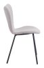 Thibideaux Urban Boho Mid-Century Modern Chair – Polyester Fabric Seat & Steel Frame