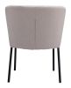Elegant Aimee Mid-Century Modern Dining Chair – Wrapped Seat & Back, Stackable