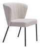 Elegant Aimee Mid-Century Modern Dining Chair – Wrapped Seat & Back, Stackable