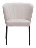 Elegant Aimee Mid-Century Modern Dining Chair – Wrapped Seat & Back, Stackable