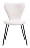 Thibideaux Urban Boho Mid-Century Modern Chair – Polyester Fabric Seat & Steel Frame