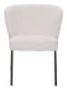 Elegant Aimee Mid-Century Modern Dining Chair – Wrapped Seat & Back, Stackable