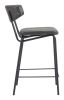 Charon Bauhaus Counter Stool – Vinyl Upholstery & Powder-Coated Steel
