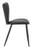 Prestige Modern Dining Chair – Vinyl or Fabric Seat with Steel Frame