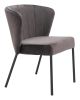 Elegant Aimee Mid-Century Modern Dining Chair – Wrapped Seat & Back, Stackable