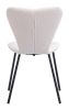 Thibideaux Urban Boho Mid-Century Modern Chair – Polyester Fabric Seat & Steel Frame