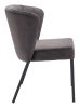 Elegant Aimee Mid-Century Modern Dining Chair – Wrapped Seat & Back, Stackable
