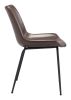 Byron Mid-Century Modern Chair – Heavy-Duty Vinyl & Steel Frame