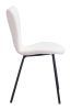 Thibideaux Urban Boho Mid-Century Modern Chair – Polyester Fabric Seat & Steel Frame