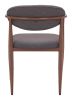Zens Contemporary Dining Chair – Performance Fabric & Forged-Look Steel